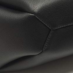 Pre Owned Polene Cyme Mini Black Leather Tote