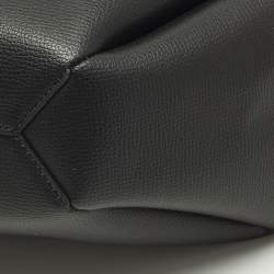 Pre Owned Polene Cyme Mini Black Leather Tote