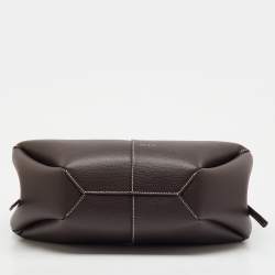 مملوكة مسبقًا Polene Dark Brown Leather Cyme Mini Tote