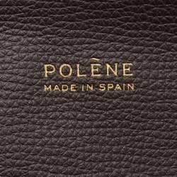 مملوكة مسبقًا Polene Dark Brown Leather Cyme Mini Tote