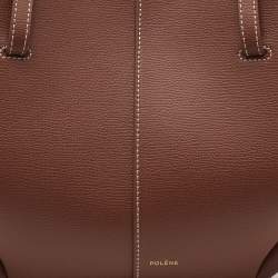 مملوكة مسبقًا Polene Brown Leather Cyme Mini Tote