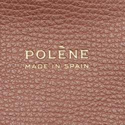 مملوكة مسبقًا Polene Brown Leather Cyme Mini Tote