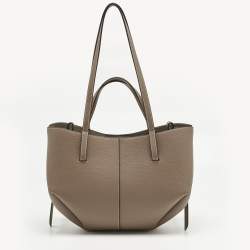 Pre Owned حقيبة يد بولين سايم جلد بني كونياك