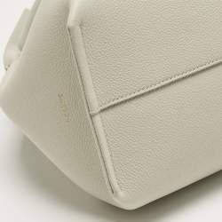 مملوكة مسبقًا حقيبة هوبو بولين ناميرو نوف جلد أبيض عاجي