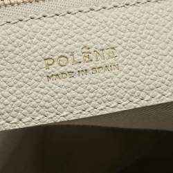 مملوكة مسبقًا حقيبة هوبو بولين ناميرو نوف جلد أبيض عاجي