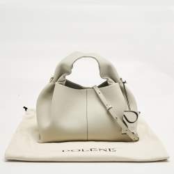 مملوكة مسبقًا حقيبة هوبو بولين ناميرو نوف جلد أبيض عاجي