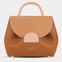 Pre Owned Polene Numero-un-nano Camel Trio Edition Calfskin Handbag
