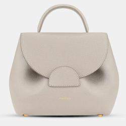 Pre Owned Polene Numero-un-nano Grained Chalk Edition Calfskin Handbag