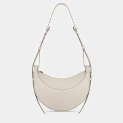 Pre Owned Polene Numero-Dix Grained Chalk Edition Calfskin Handbag