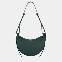 Pre Owned Polene Numero-Dix Grainy Green Edition Calfskin Handbag