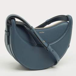 Pre Owned Polène Midnight Blue Leather Numero Dix Shoulder Bag