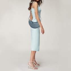 Pre Owned Polène Midnight Blue Leather Numero Dix Shoulder Bag