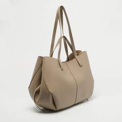 مملوكة مسبقًا Polène Cyme Beige Leather Tote