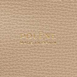 مملوكة مسبقًا Polène Cyme Beige Leather Tote