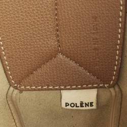 Pre Owned حقيبة يد بولين سايم جلد بني كونياك