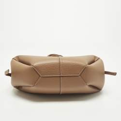 Pre Owned حقيبة يد بولين سايم جلد بني كونياك