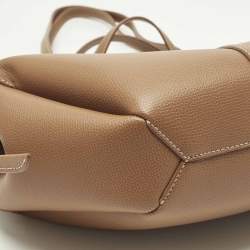 Pre Owned حقيبة يد بولين سايم جلد بني كونياك