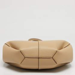 مملوكة مسبقًا Polène Cyme Mini Beige Leather Tote