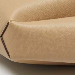 مملوكة مسبقًا Polène Cyme Mini Beige Leather Tote