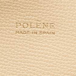 مملوكة مسبقًا Polène Cyme Mini Beige Leather Tote