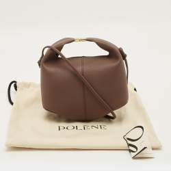Pre Owned Polène Béri Brown Leather Crossbody Bag