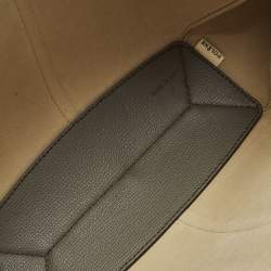 مملوكة مسبقًا Polène Cyme Green Leather Tote