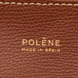 Pre Owned حقيبة يد بولين سايم جلد بني كونياك