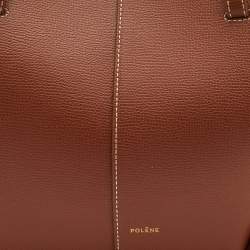 Pre Owned حقيبة يد بولين سايم جلد بني كونياك