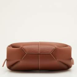 Pre Owned حقيبة يد بولين سايم جلد بني كونياك