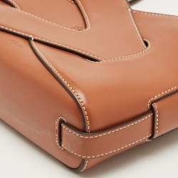Pre Owned Polene Brown Leather Nodde Shoulder Bag