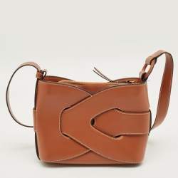 Pre Owned Polene Brown Leather Nodde Shoulder Bag