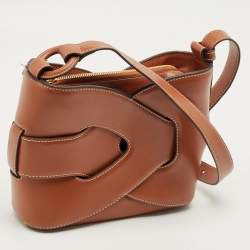 Pre Owned Polene Brown Leather Nodde Shoulder Bag