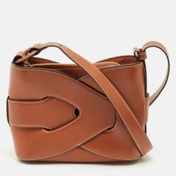 Pre Owned Polene Brown Leather Nodde Shoulder Bag