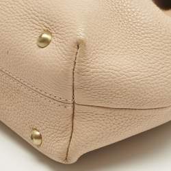 Pre Owned Polene Beige Leather Mini Numéro Un Shoulder Bag