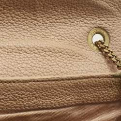 Pre Owned Polene Beige Leather Mini Numéro Un Shoulder Bag