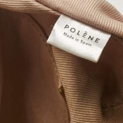 Pre Owned Polene Beige Leather Mini Numéro Un Shoulder Bag