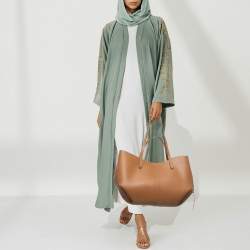 مملوكة مسبقًا حقيبة يد بولين سايم جلد بني