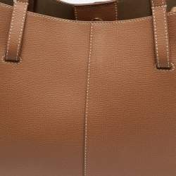 مملوكة مسبقًا حقيبة يد بولين سايم جلد بني