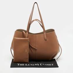 مملوكة مسبقًا حقيبة يد بولين سايم جلد بني