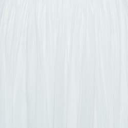 مملوكة مسبقًا Polo Ralph Lauren White Lace Trim Cotton Midi Skirt M