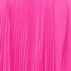 مملوكة مسبقًا Polo Ralph Lauren Pink Crepe Plisse Midi Skirt M