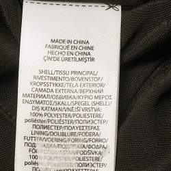 مملوكة مسبقًا Polo Ralph Lauren Gold Sequin Plisse Midi Skirt XL