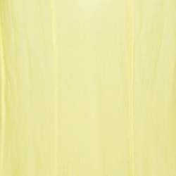 Polo Ralph Lauren Yellow Cotton Wynonna Midi Dress L