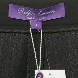 مملوكة مسبقًا Ralph Lauren Purple Label Black Wool Trousers S