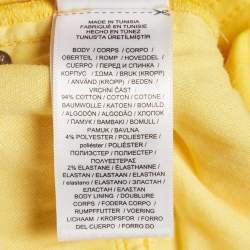 Pre Owned Polo Ralph Lauren Yellow Denim Tompkins Skinny Jeans M Waist 28"