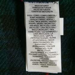 مملوكة مسبقًا تنورة تغليف بولو رالف لورين قماش صوف مربعات مخططة منقطة باللون الأخضر بمقاس متوسط - ميديم