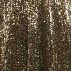 Pre Owned تنورة بولو رالف لورين بليسيه ذهبية مع ترتر مقاس كبير جداً (اكس لارج)