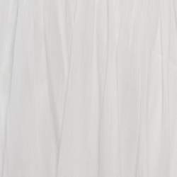 Pre Owned Polo Ralph Lauren White Lace Trim Cotton Tiered Midi Skirt L