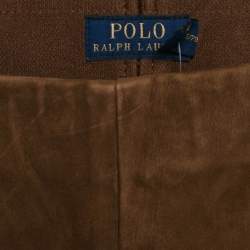 Polo Ralph Lauren Brown Suede Saxony Pants XS