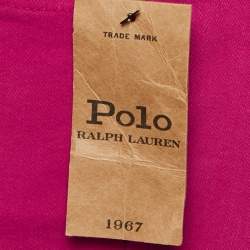 Pre Owned Polo Ralph Lauren Pink Denim Skinny Fit Jeans M Waist 29"